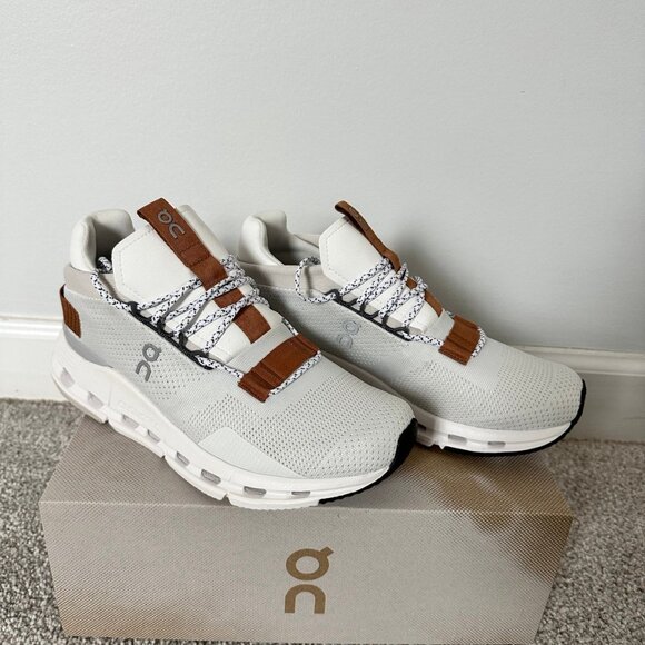 Oncloud Cloudnova Women's Sneakers White/Pearl - Picture 1 of 9